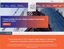 Tablet Screenshot of cdct-qatar.com